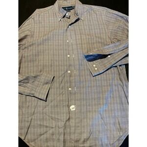 Ralph Lauren Classic‎ Fit Plaid Button Down Shirt Long Sleeve